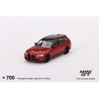 Mini GT 1/64 BMW M3 Competition Touring (G81) Toronto Red Metallic