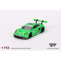 Mini GT 1/64 Porsche 911 GT3 R #80 GTD AO Racing REXY 2023  IMSA  Sebring 12 Hrs Diecast Model Car