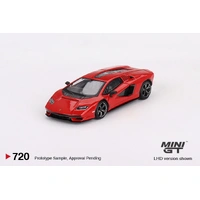 Mini GT 1/64 Lamborghini Countach LPI 800-4  Rosso Mars Diecast Model