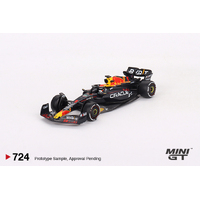 Mini GT 1/64 Oracle Red Bull Racing RB19 #1 Max Verstappen 2023 F1 2023 Bahrain GP Winner Diecast Model Car