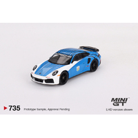 Mini GT 1/64 Porsche 911 Turbo S Safety Car 2023 IMSA Daytona 24 Hrs Diecast Model Car