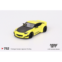 Mini GT 1/64 Nissan Z Pandem Ikazuchi Yellow Diecast Model Car