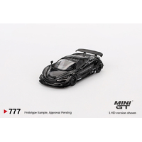 Mini GT 1/64 McLaren 720S LBWorks Black Diecast Model Car