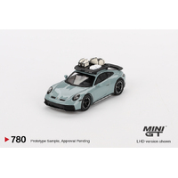 Mini GT 1/64 Porsche 911 Dakar Shade Green Metallic Diecast Model Car