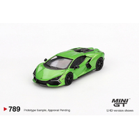 Mini GT 1/64 Lamborghini Revuelto  Verde Selvans Diecast Model Car