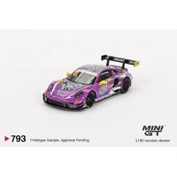 Mini GT 1/64 Porsche 911 GT3 R #27 HubAuto Racing 2023 FIA GT World Cup 70th Macau Grand Prix Diecast Model Car