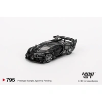 Mini GT 1/64 Bugatti Vision Gran Turismo Black  Diecast Model Car