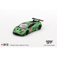 Mini GT 1/64 Lamborghini Huracán GT3 EVO2 #63 Iron Lynx IMSA 2023  Daytona 24 Hrs. Diecast Model Car