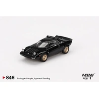 Mini GT 1/64 Lancia Stratos HF Stradale Nero Diecast Model Car