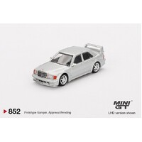 Mini GT 1/64 Mercedes-Benz 190E 2.5-16 Evolution II Astral Silver Diecast Model Car