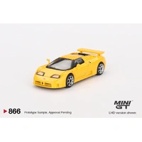 Mini GT 1/64 Bugatti EB110 Super Sport Giallo Bugatti  Diecast Model Car