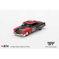 Mini GT 1/64 Lincoln Capri Hot Rod 1954 "Shadow Puppet" Mini GTxMIZU Diecast Model Car