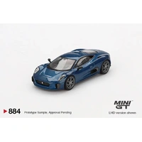 Mini GT 1/64 Jaguar C-X75 Blue Diecast Model Car