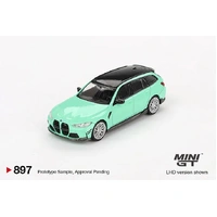 Mini GT 1/64 BMW M3 M Performance Touring Mint Green Diecast Model Car
