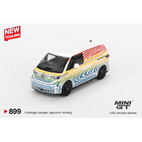 Mini GT 1/64 Volkswagen ID. Buzz Prototype "Rainbow" Diecast Model Car