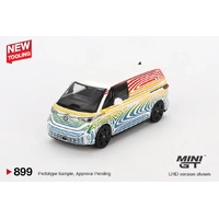 Mini GT 1/64 Volkswagen ID. Buzz Prototype "Rainbow" Diecast Model Car