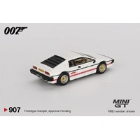 Mini GT 1/64 Lotus Esprit Turbo White "For Your Eyes Only" English Blister Package Diecast Model Car