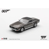 Mini GT 1/64 Aston Martin V8 Vantage "The Living Daylights" Weapons Off English Blister Packaging Diecast Model Car