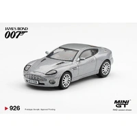 Mini GT 1/64 Aston Martin V12 Vanquish Die Another Day English Blister Packaging Diecast Model Car