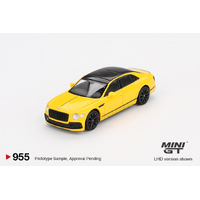 Mini GT 1/64 Bentley Flying Spur Monaco Yellow Diecast Model Car