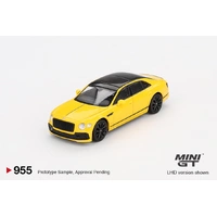Mini GT 1/64 Bentley Flying Spur Monaco Yellow Diecast Model Car
