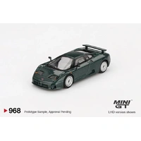 Mini GT 1/64 Bugatti EB110 GT Verde Scuro Diecast Model Car