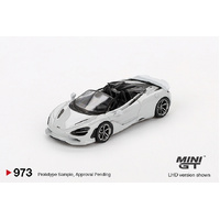 Mini GT 1/64 McLaren 750S Spider Cirrus Grey Diecast Model Car