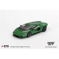Mini GT 1/64 Lamborghini Countach LPI 800-4 Verde Medio Diecast Model Car