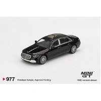 Mini GT 1/64 Mercedes-Maybach S 680 Black Diecast Model Car