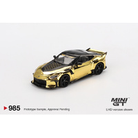 Mini GT 1/64 Nissan Z VeilSide FZ400 Gold Chrome Diecast Model Car