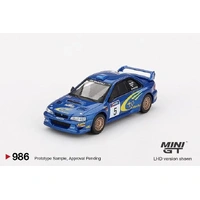Mini GT 1/64 Subaru Impreza WRC99 #5 Richard Burns / Robert Reid 1999 Rally Winner Australia Exclusive Diecast Model Car