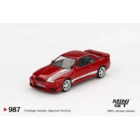 Mini GT 1/64 Nissan Skyline GT-R (R32) VeilSide Combat C-I Gem Red Diecast Model Car