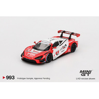 Mini GT 1/64 McLaren 720S GT3 EVO Pfaff Motorsports 2024 IMSA Laguna Seca Diecast Model Car