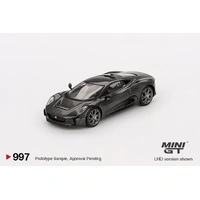 Mini GT 1/64 Jaguar C-X75 Carbon Fiber Test Car Diecast Model Car