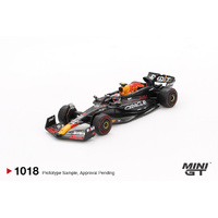 Mini GT 1/64 Oracle Red Bull Racing RB20 #1 Max Verstappen 2024 F1 2024 Bahrain GP Winner Diecast Model Car
