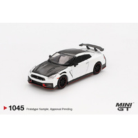 Mini GT 1/64 Nissan GT-R Nismo 2024 Brilliant White Pearl Diecast Model Car