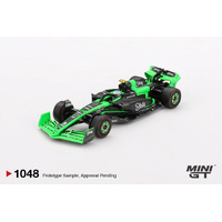 Mini GT 1/64 Kick Sauber C44 #24 Guanyu Zhou 2024 F1 2024 Chinese GP Diecast Model Car