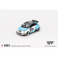 Mini GT 1/64 Abarth 595 LB-WORKS x Abas Works IZTK Diecast Model Car