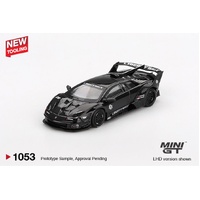 Mini GT 1/64 Lamborghini LB-Silhouette WORKS MURCIELAGO GT Evo Black Diecast Model Car