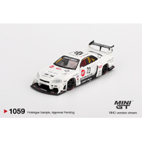 Mini GT 1/64 Nissan LB-ER34 Super Silhouette ATHLETE/COLLET Diecast Model Car
