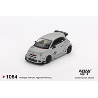 Mini GT 1/64 Abarth 595 LB-WORKS x Abas Works Fighters Diecast Model Car