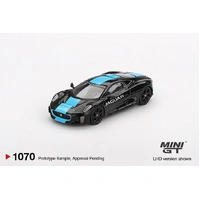 Mini GT 1/64 Jaguar C-X75 Black Diecast Model Car