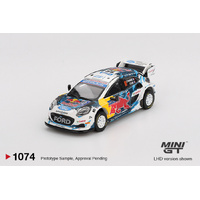 Mini GT 1/64 Ford Puma Rally1 #16 M-Sport Ford WRT 2024 Rally Finland 3rd Place Diecast Model Car