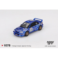 Mini GT 1/64 Subaru Impreza WRC99 #23 2000 Acropolis Rally Diecast Model Car