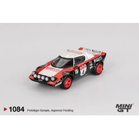 Mini GT 1/64 Lancia Stratos HF #4 1978 Rally Sanremo Winner Diecast Model Car