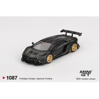 Mini GT 1/64 LB-WORKS Lamborghini Aventador Limited Edition Matte Black Diecast Model Car