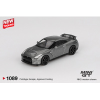 Mini GT 1/64 NISSAN GT-R 2013 Dark Metal Gray (NISMO R35 CRS Version)  Diecast Model Car