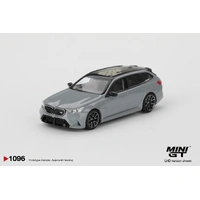 Mini GT 1/64 BMW M5 Touring (G99) Brooklyn Grey Metallic Diecast Model Car