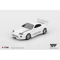 Mini GT 1/64 Toyota Supra Veilside Combat V-I White Diecast Model Car