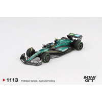 Mini GT 1/64 Aston Martin AMR24 #14 Fernando Alonso - 2024 F1 2024 Canadian GP Diecast Model Car